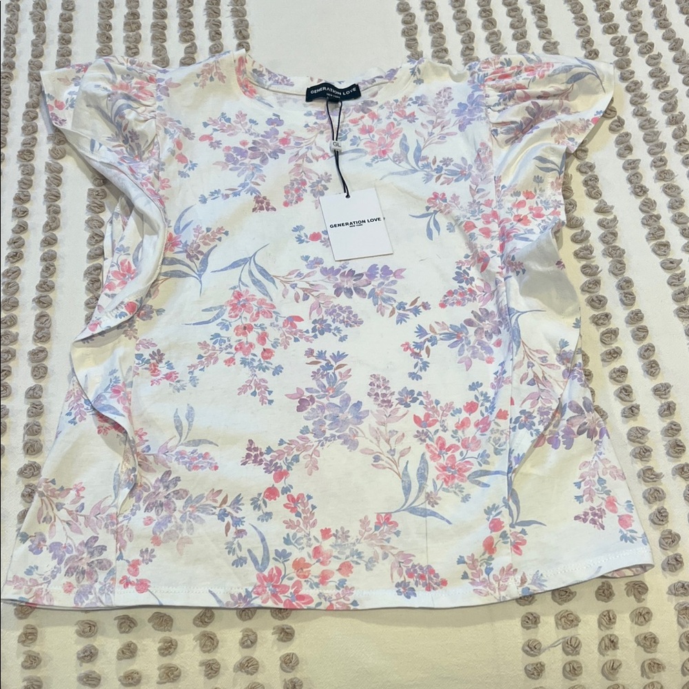 Generation Love Floral Print Top
